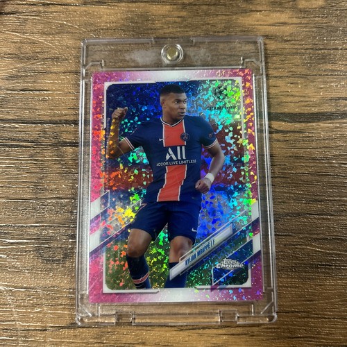 Kylian Mbappe Chrome Pink Mini Diamond Refractor