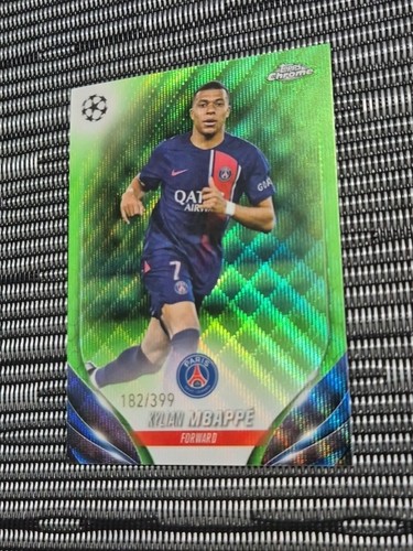 Kylian Mbappe Chrome Neon Green Wave