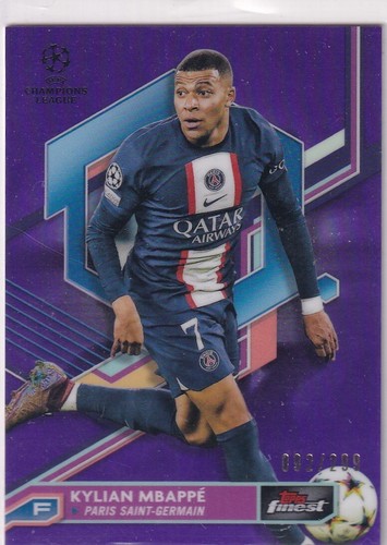 Kylian Mbappé Chrome Champions League Purple