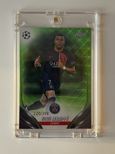 Kylian Mbappé Chrome Green Wave