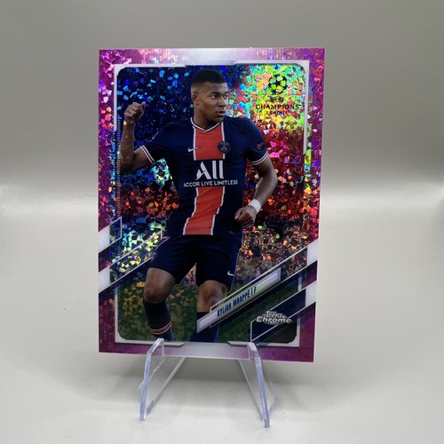 Kylian Mbappe Chrome Pink Mini-Diamond Refractor