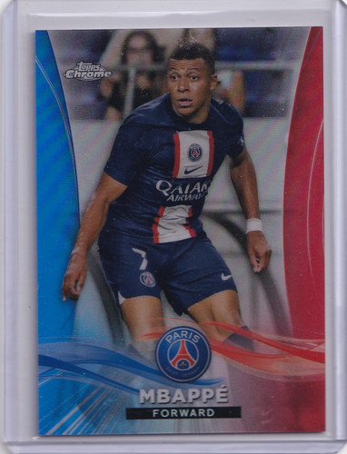 Kylian Mbappé Chrome Blue Red Flags
