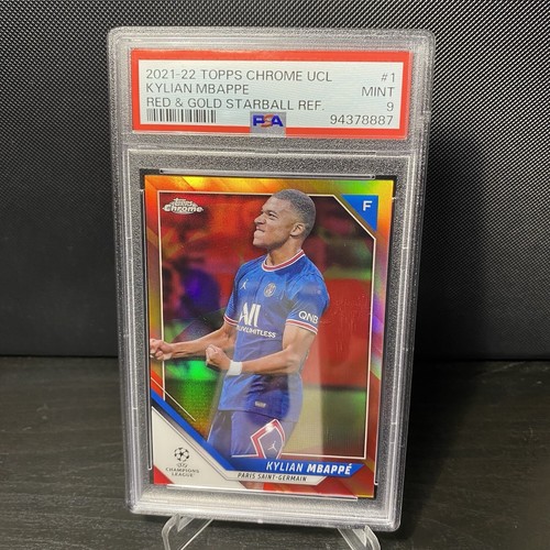 Kylian Mbappé Chrome UCL Red & Gold Starball