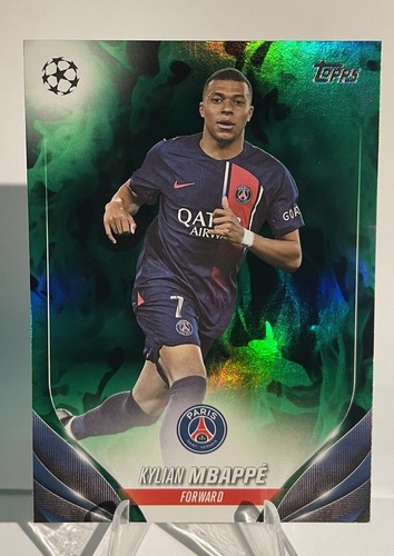 Kylian Mbappé UEFA Champions League Blue Green Refractor