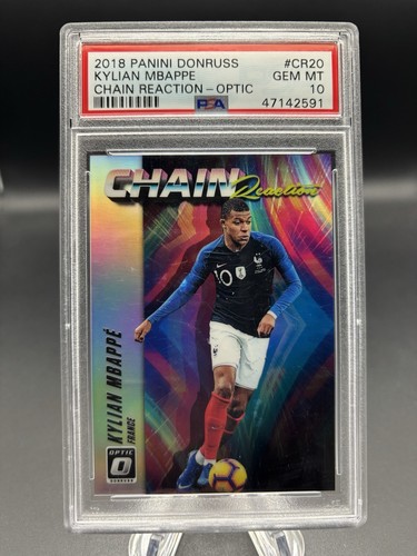Kylian Mbappe Donruss Optic Prizm
