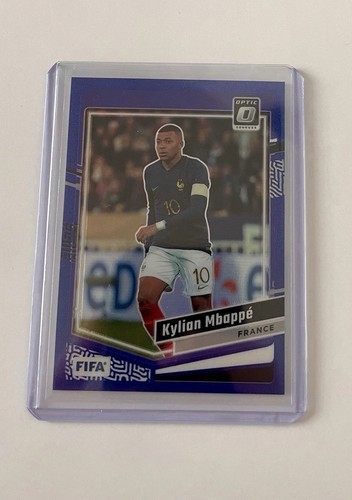Kylian Mbappe Donruss Optic Blue