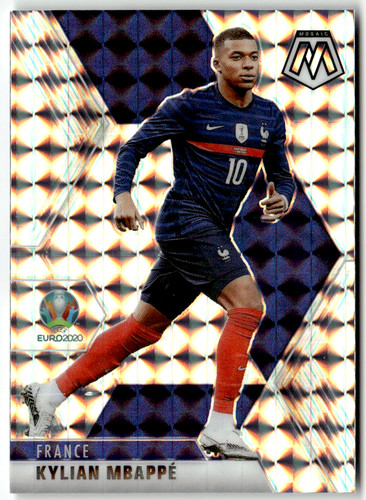 Kylian Mbappe Mosaic Silver Mosaic Prizm