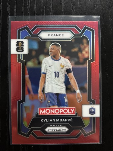 Kylian Mbappé Monopoly Prizm World Cup Red Prizm