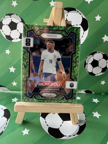 Kylian Mbappe Prizm Green Wave