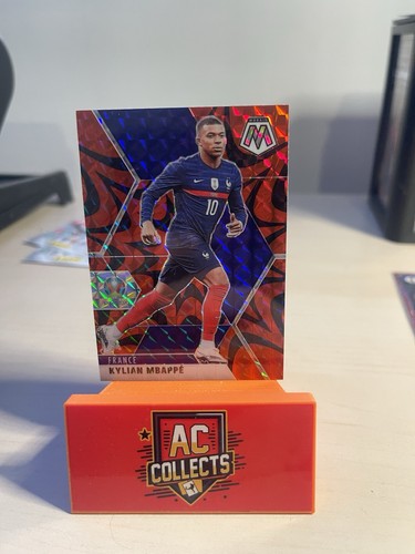 Kylian Mbappe Mosaic UEFA Euro 2020 Reactive Red Prizm