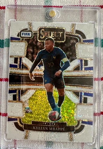 Kylian Mbappe Prizm White Sparkle