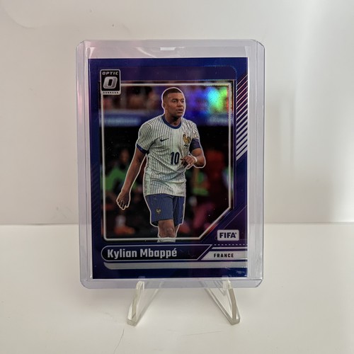 Kylian Mbappe Donruss Optic Blue Prizm