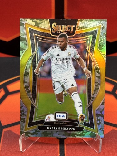 Kylian Mbappe Select Camo Prizm