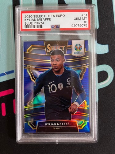 Kylian Mbappe Select Blue Prizm