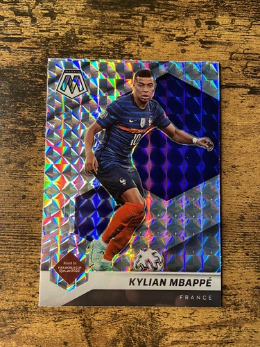 Kylian Mbappe Mosaic Silver Mosaic Prizm