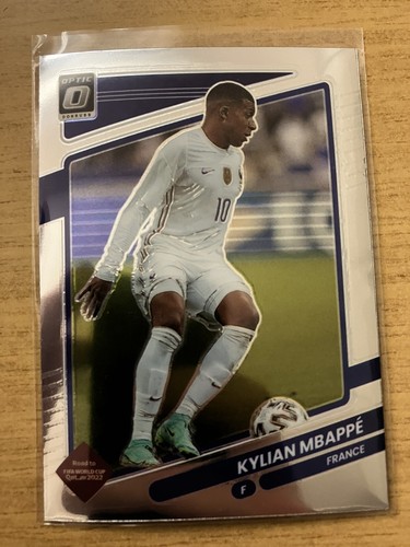 Kylian Mbappe Donruss World Cup Qatar Optic Prizm