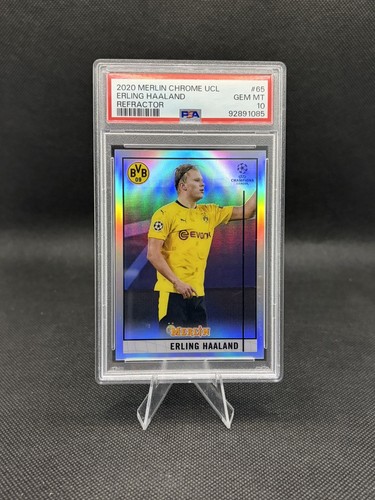 Erling Haaland Merlin Chrome Refractor