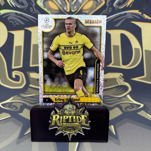 Erling Haaland Merlin Chrome Speckle Refractor