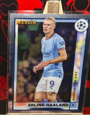 Erling Haaland 2022 Topps Merlin Chrome