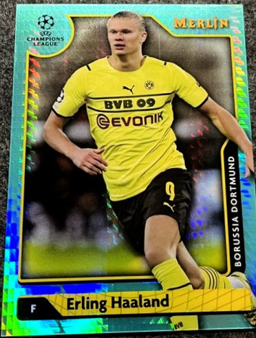 Erling Haaland Topps Merlin Chrome