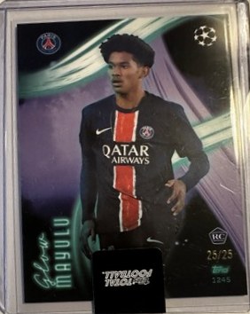 Senny Mayulu 2024 Topps Total Football Glow /25