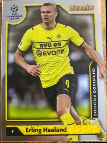 Erling Haaland 2021 Topps Merlin Chrome