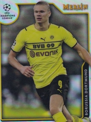 Erling Haaland 2021 Topps Merlin Chrome Silver Refractor