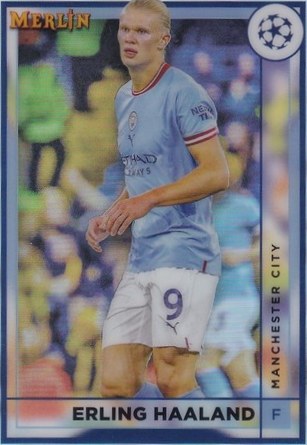 Erling Haaland 2022 Topps Merlin Chrome Silver Refractor