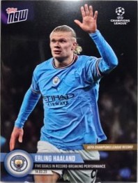 Erling Haaland 2022 Topps NOW