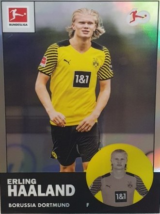 Erling Haaland 2023 Topps Chrome Bundesliga Tan