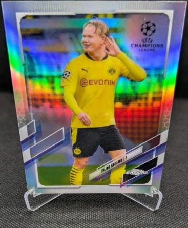 Erling Haaland 2020 Topps Chrome Refractor