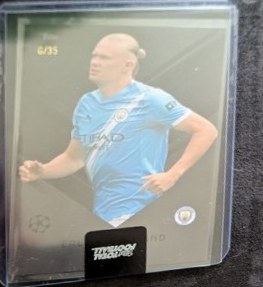 Erling Haaland 2023 Topps Total Black Edition /35