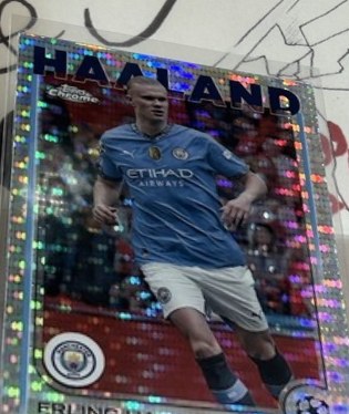 Erling Haaland Topps Chrome