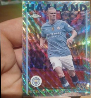 Erling Haaland 2024 Topps Chrome Refractor