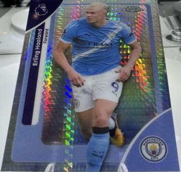 Erling Haaland 2025 Topps Chrome Refractor /25