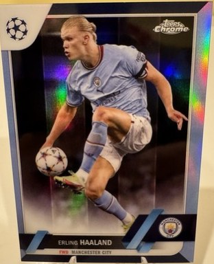 Erling Haaland 2022 Topps Chrome Color Match /99