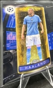 Erling Haaland 2022 Topps Chrome Gold Refractor /50