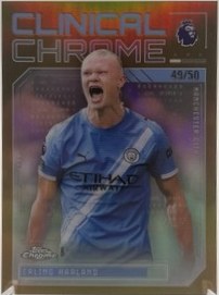 Erling Haaland Topps Chrome Gold /50