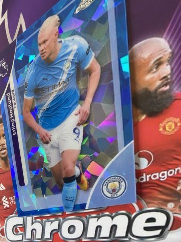 Erling Haaland 2026 Topps Chrome Sapphire