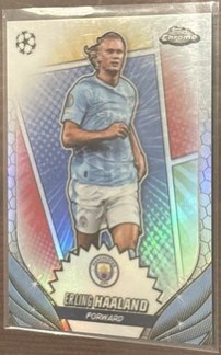 Erling Haaland 2023 Topps Chrome UEFA
