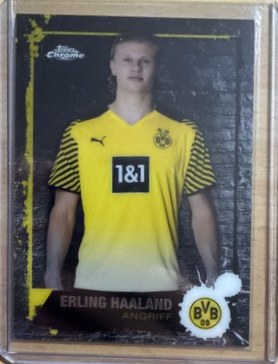 Erling Haaland 2021 Topps Chrome /15