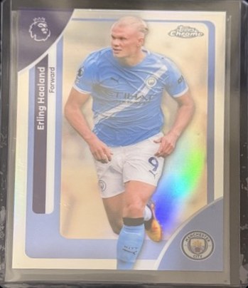 Erling Haaland 2026 Topps Chrome Refractor