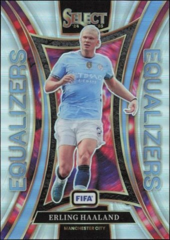 Erling Haaland 2024 Panini Select FIFA Silver Prizm
