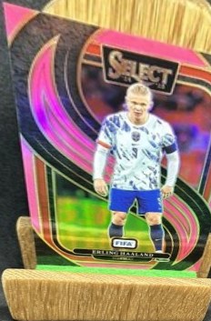 Erling Haaland 2024 Panini Select Prizm FIFA Pink /59