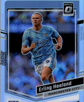 Erling Haaland 2023 Panini Donruss FIFA Holo Prizm