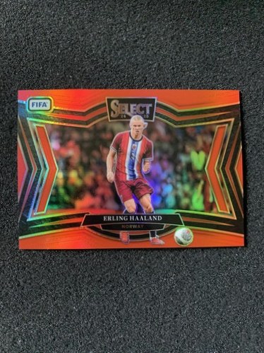 Erling Haaland 2024 Panini Select Red Prizm