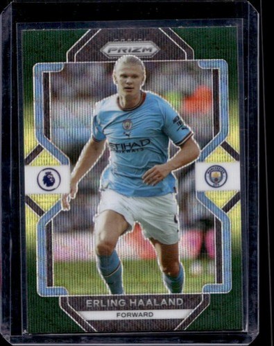 Erling Haaland 2022 Panini Prizm Green Multi