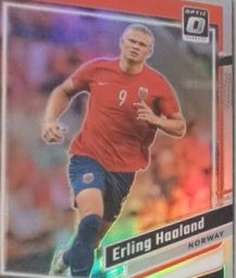 Erling Haaland 2023 Panini Donruss Silver Holo Prizm