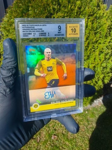 Erling Haaland 2021 Topps BVB Team Set /25