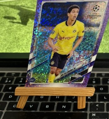 Jude Bellingham 2020 Topps Chrome Purple Diamond /250